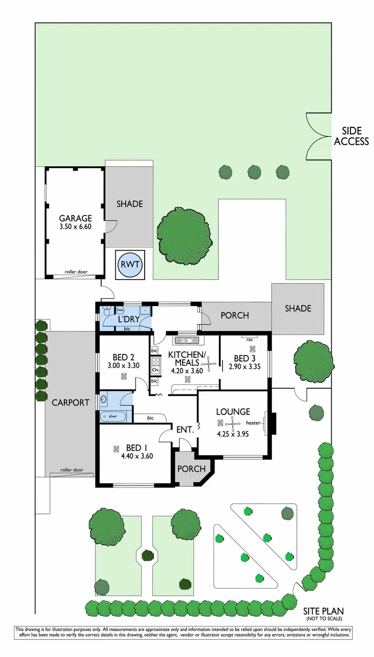 Floorplan of Homely house listing, 66 Hawson Avenue, North Plympton SA 5037