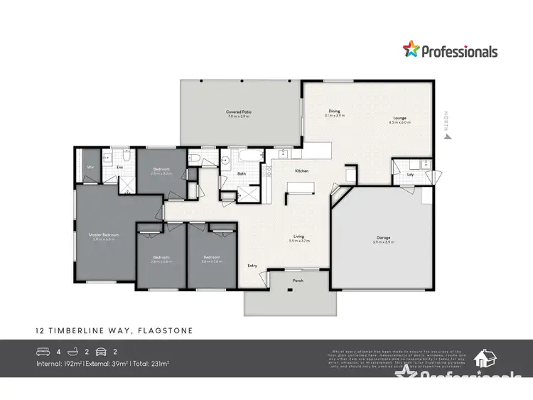 Floorplan of Homely house listing, 12 Timberline Way, Flagstone QLD 4280