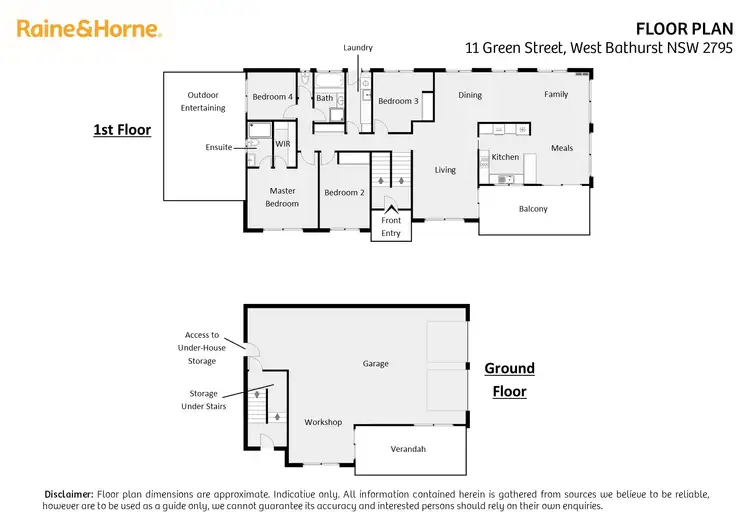 Floorplan of Homely house listing, 11 Green Street, West Bathurst NSW 2795