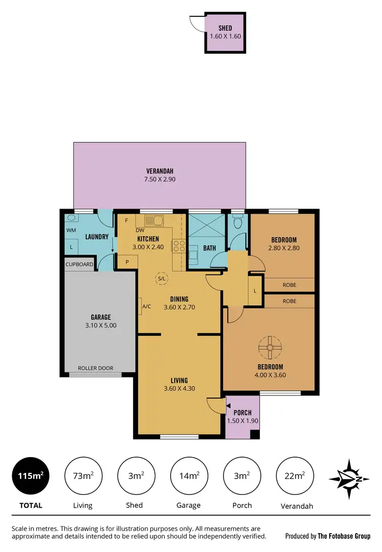 Floorplan of Homely house listing, 18/75 Grant Road, Reynella SA 5161