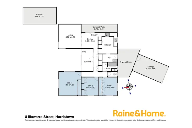 Floorplan of Homely house listing, 8 Illawarra Street, Harristown QLD 4350