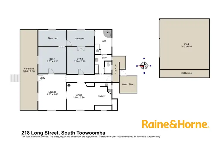 Floorplan of Homely house listing, 218 Long Street, South Toowoomba QLD 4350