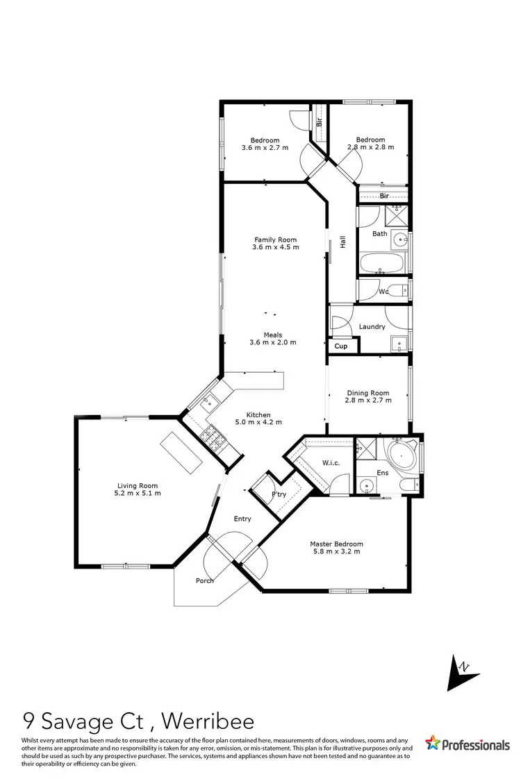 Floorplan of Homely house listing, 9 Savage Court, Werribee VIC 3030