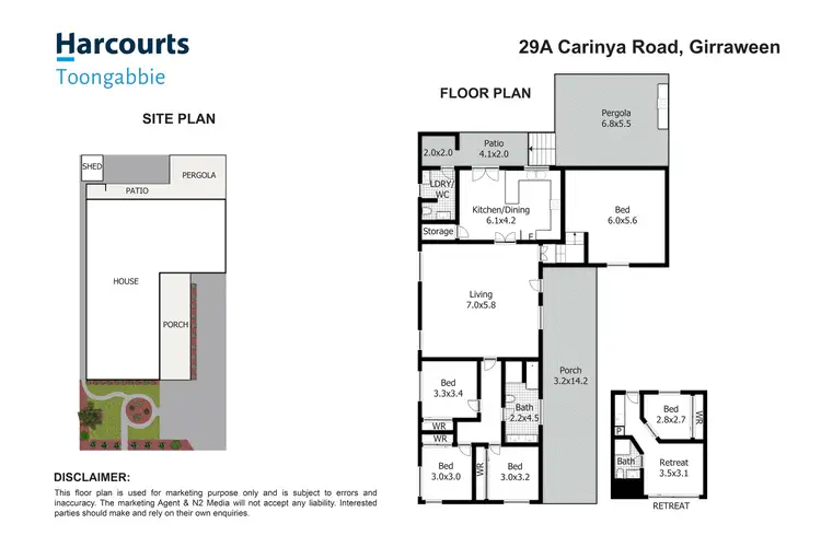 Floorplan of Homely house listing, 29A Carinya Road, Girraween NSW 2145