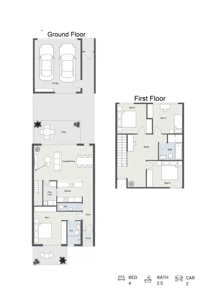 Floorplan of Homely townhouse listing, Address available on request