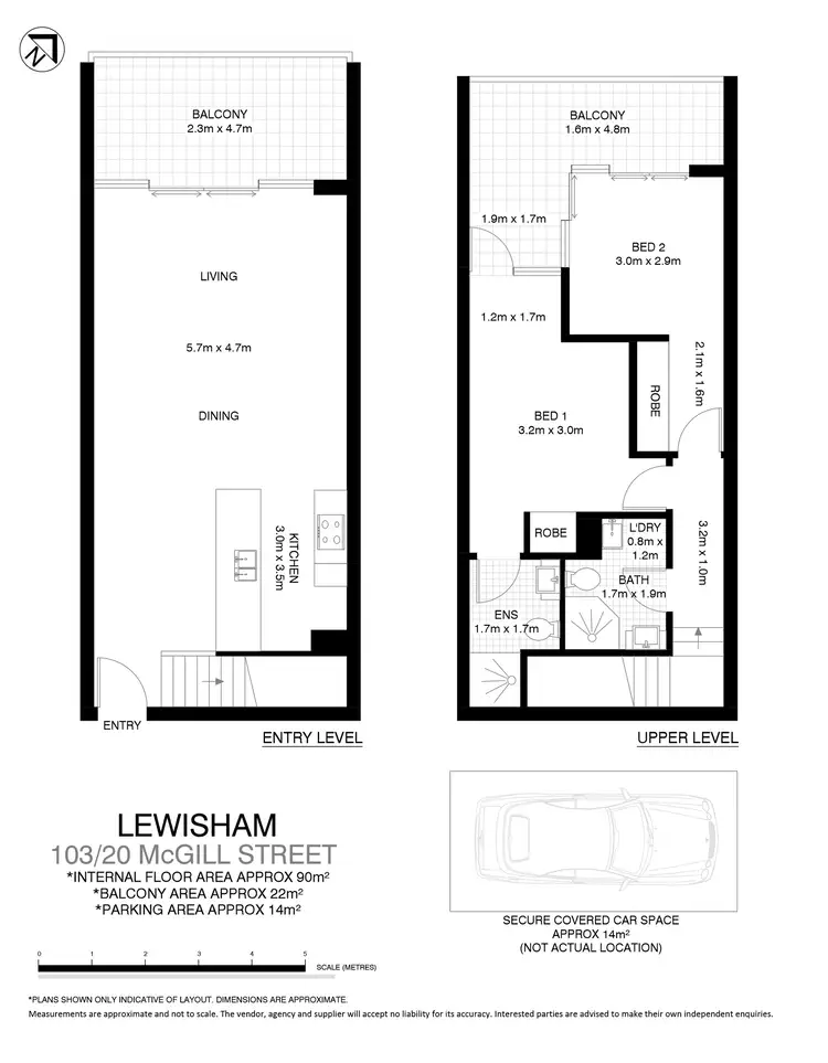 Floorplan of Homely unit listing, 103/20 Mcgill Street, Lewisham NSW 2049