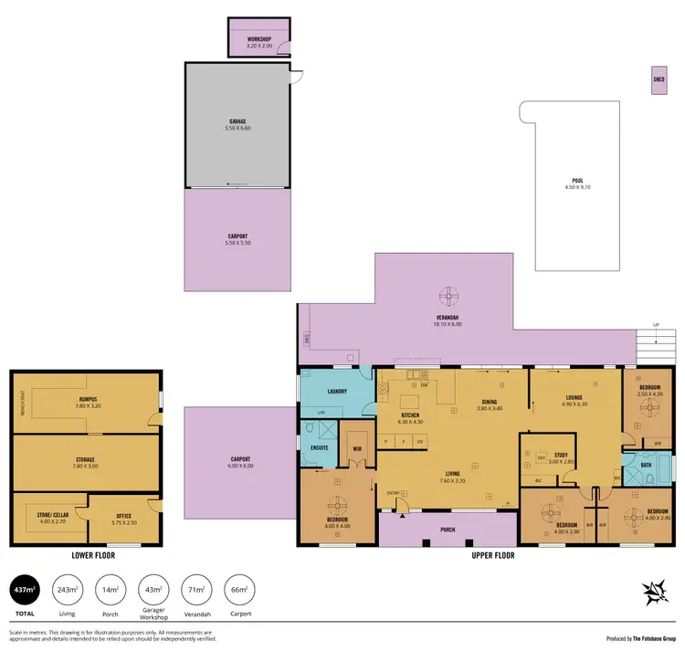 Floorplan of Homely house listing, 21 Seaview Drive, Happy Valley SA 5159