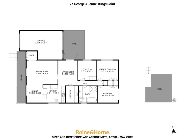 Floorplan of Homely house listing, 27 George Avenue, Kings Point NSW 2539