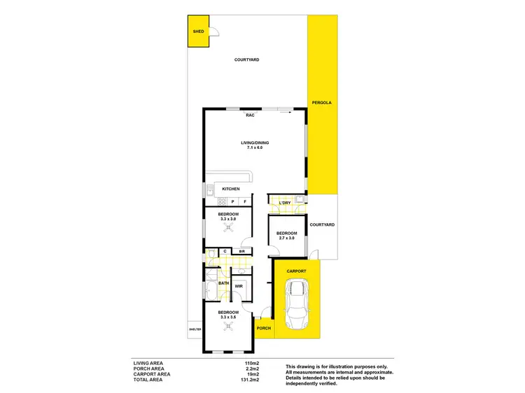 Floorplan of Homely house listing, 46 Carlisle Circuit, Seaford SA 5169
