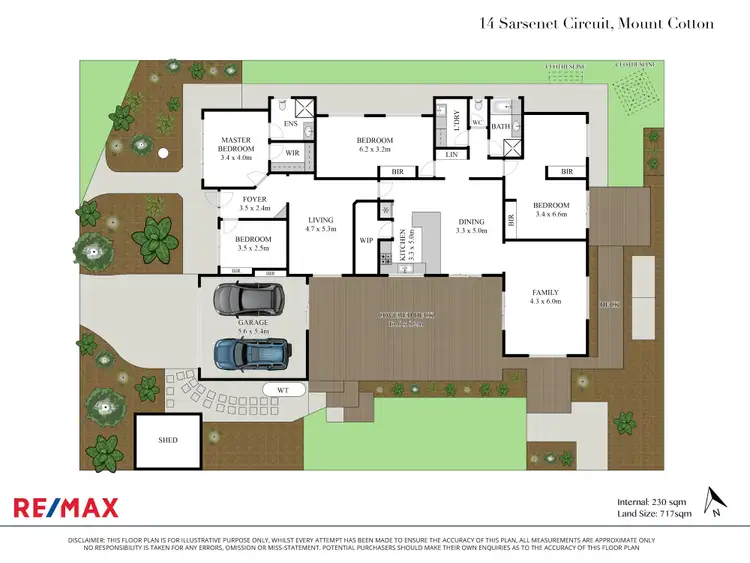 Floorplan of Homely house listing, 14 Sarsenet Circuit, Mount Cotton QLD 4165