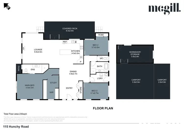 Floorplan of Homely house listing, 115 Hunchy Road, Hunchy QLD 4555