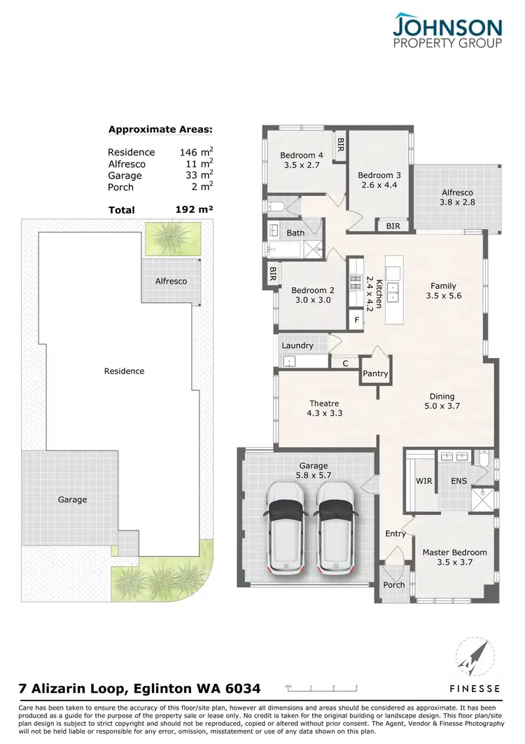 Floorplan of Homely house listing, 7 Alizarin Loop, Eglinton WA 6034