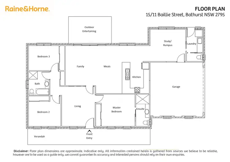 Floorplan of Homely house listing, 15 Baillie Street, Bathurst NSW 2795
