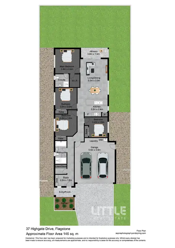 Floorplan of Homely house listing, 37 Highgate Drive, Flagstone QLD 4280