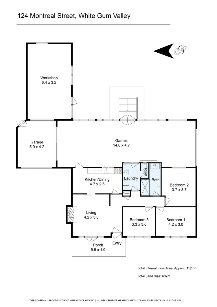 Floorplan of Homely house listing, 124 Montreal Street, White Gum Valley WA 6162