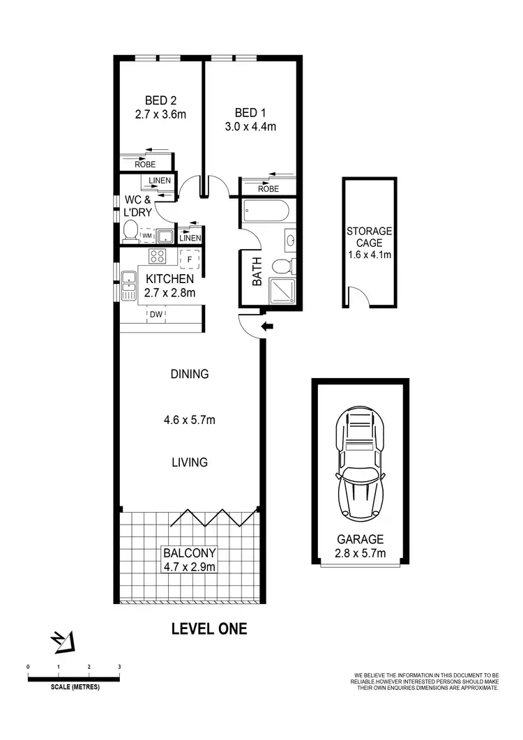 Floorplan of Homely unit listing, 3/125-131 Harrow Road, Kogarah NSW 2217