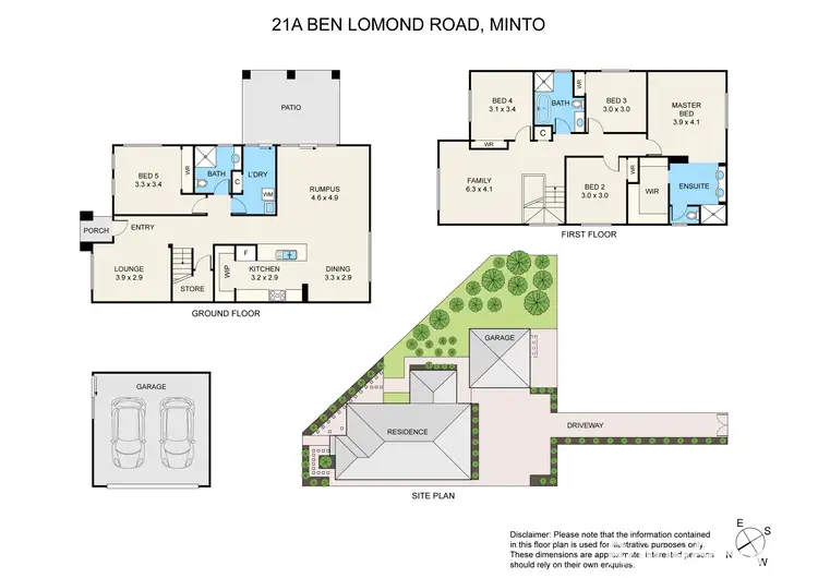 Floorplan of Homely house listing, 21A Ben Lomond Road, Minto NSW 2566