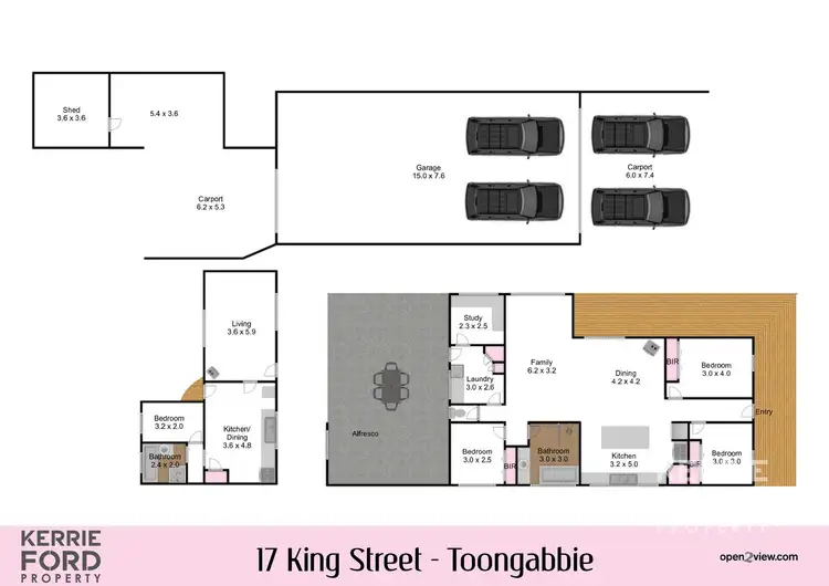 Floorplan of Homely house listing, 17 King Street, Toongabbie VIC 3856