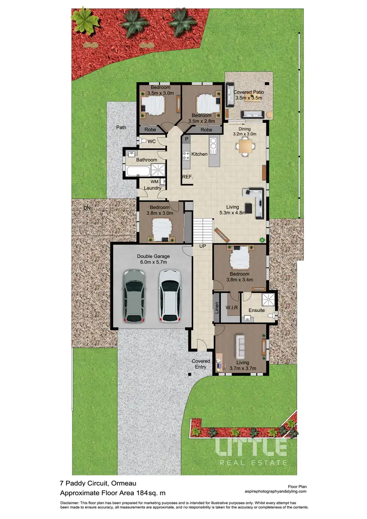 Floorplan of Homely house listing, 7 Paddy Circuit, Ormeau QLD 4208