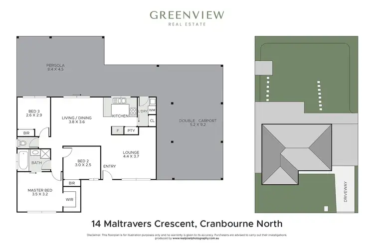 Floorplan of Homely house listing, 14 Maltravers Crescent, Cranbourne North VIC 3977