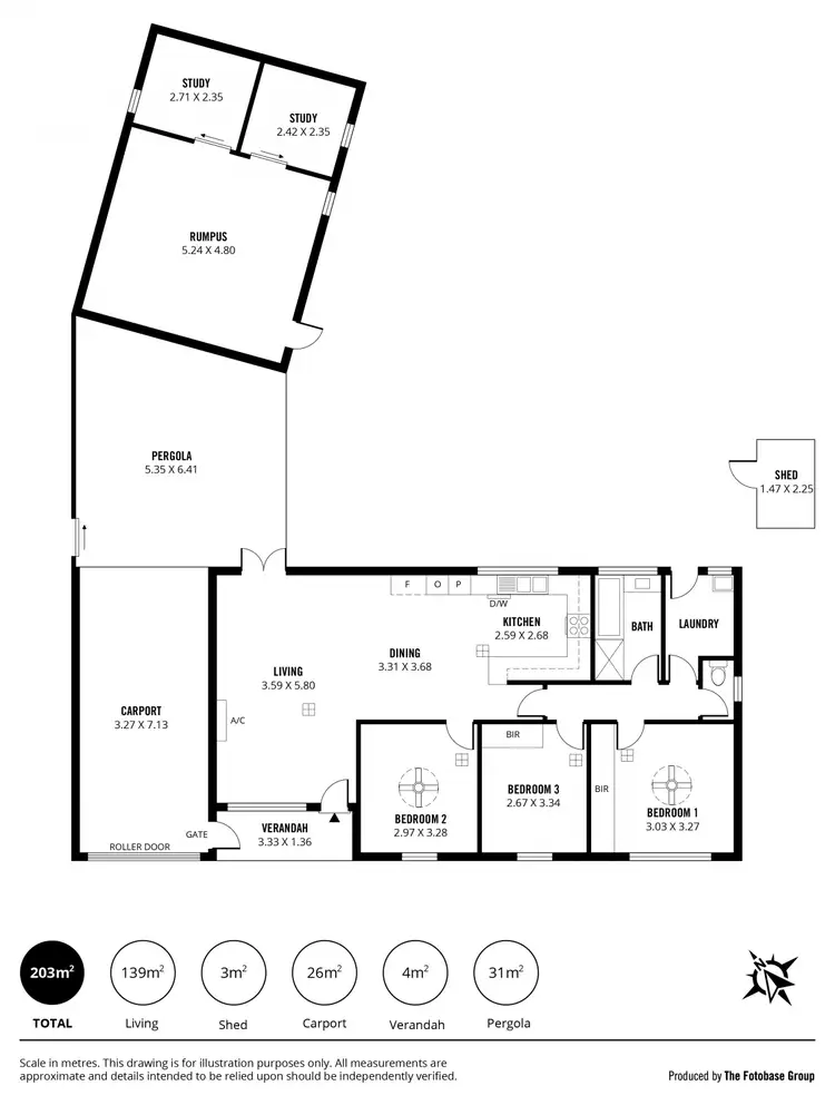 Floorplan of Homely house listing, 8 Horn Drive, Happy Valley SA 5159