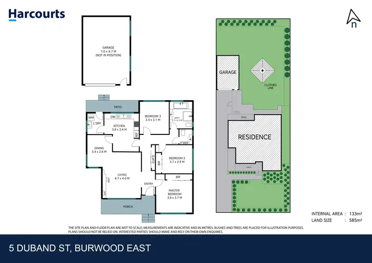 Floorplan of Homely house listing, 5 Duband Street, Burwood East VIC 3151