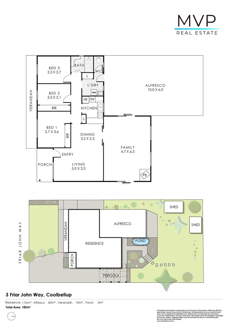 Floorplan of Homely house listing, 3 Friar John Way, Coolbellup WA 6163