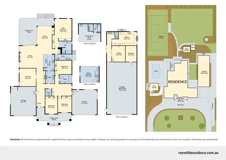 Floorplan of Homely house listing, 39 Highgrove Drive, Sunbury VIC 3429