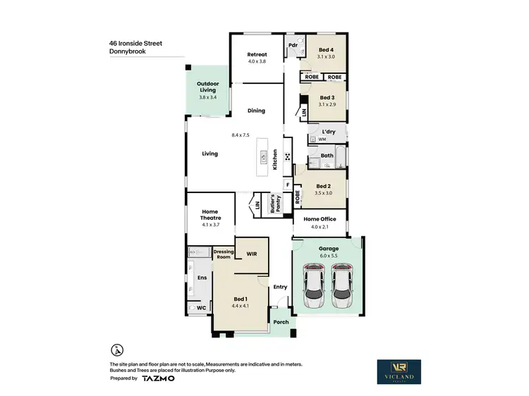 Floorplan of Homely house listing, 46 Ironside Street, Donnybrook VIC 3064