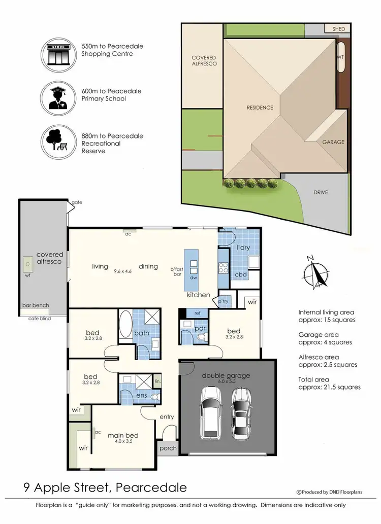 Floorplan of Homely house listing, 9 Apple Street, Pearcedale VIC 3912