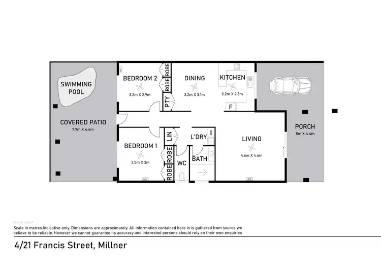 Floorplan of Homely house listing, 4/21 Francis Street, Millner NT 810