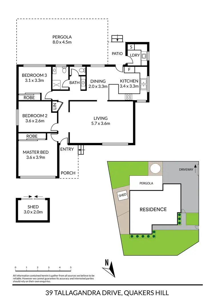 Floorplan of Homely house listing, 39 Tallagandra Drive, Quakers Hill NSW 2763