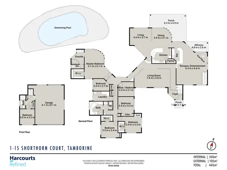 Floorplan of Homely house listing, 1-15 Shorthorn Court, Tamborine QLD 4270