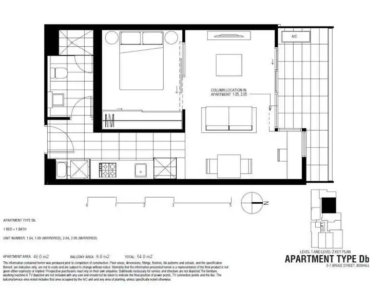Floorplan of Homely apartment listing, 105/2-4 Archibald Street, Box Hill VIC 3128