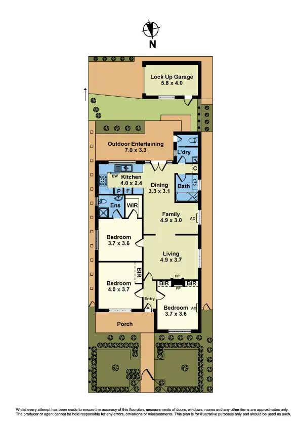 Floorplan of Homely house listing, 29 Collingwood Rd, Newport VIC 3015
