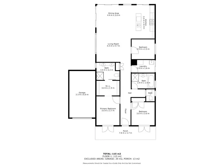 Floorplan of Homely house listing, 24 Girraween Crescent, Craigieburn VIC 3064
