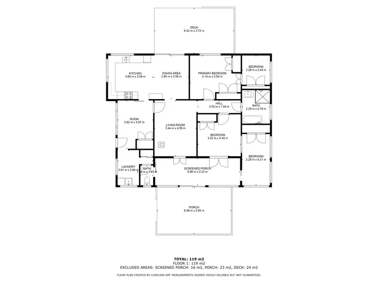 Floorplan of Homely house listing, 9 May Street, Kyogle NSW 2474