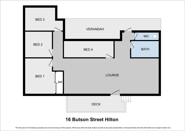 Floorplan of Homely house listing, 16 Butson Street, Hilton WA 6163