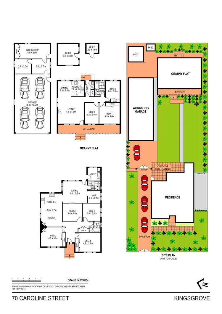 Floorplan of Homely house listing, 70 Caroline Street, Kingsgrove NSW 2208