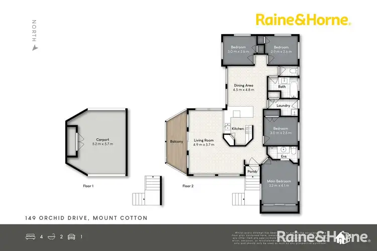 Floorplan of Homely house listing, 149 Orchid Drive, Mount Cotton QLD 4165