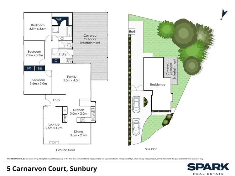Floorplan of Homely house listing, 5 Carnarvon Court, Sunbury VIC 3429