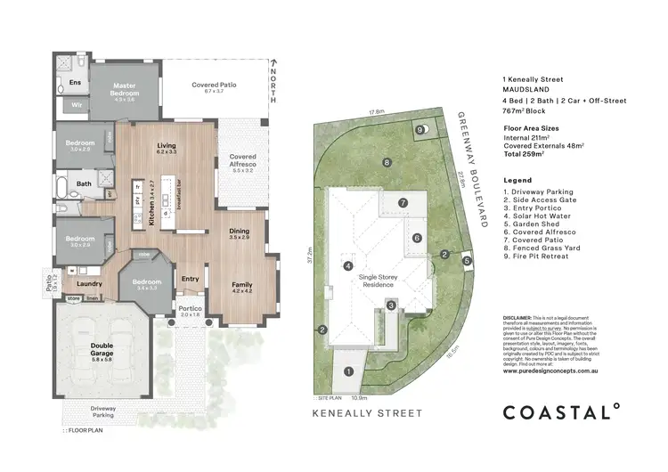 Floorplan of Homely house listing, 1 Keneally Street, Maudsland QLD 4210