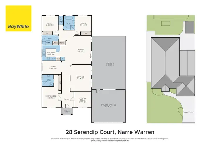 Floorplan of Homely house listing, 28 Serendip Court, Narre Warren VIC 3805