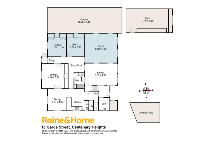 Floorplan of Homely house listing, 1C Garde Street, Centenary Heights QLD 4350