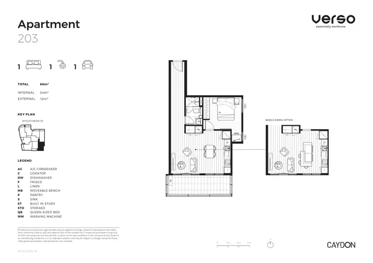 Floorplan of Homely apartment listing, 203/2-6 Mccutcheon Street, Northcote VIC 3070