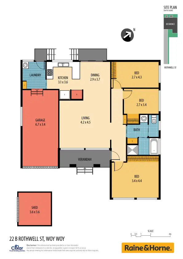 Floorplan of Homely house listing, 22 Rothwell Street, Woy Woy NSW 2256