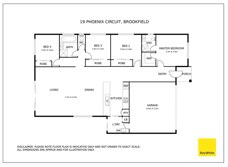 Floorplan of Homely house listing, 19 Phoenix Circuit, Brookfield VIC 3338