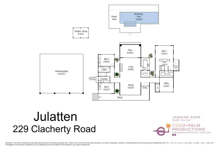 Floorplan of Homely house listing, 229 Clacherty Road, Julatten QLD 4871