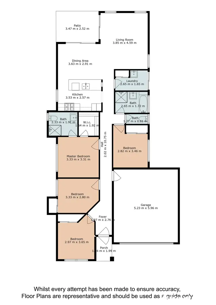 Floorplan of Homely house listing, 13 Allyra Drive, Morayfield QLD 4506