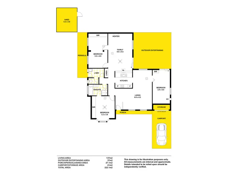 Floorplan of Homely house listing, 1 Hornpipe Glen, Seaford Rise SA 5169